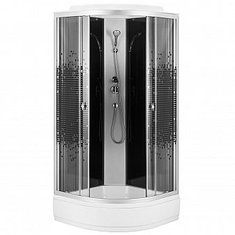 Душевая кабина Loranto CS-800-25ТМ/М 80х80 см прозрачное стекло