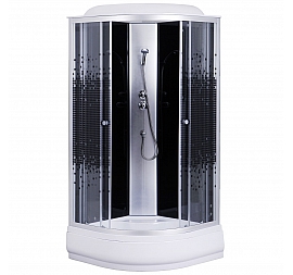 Душевая кабина Loranto CS-6610-25K 100 100х100 см прозрачное стекло