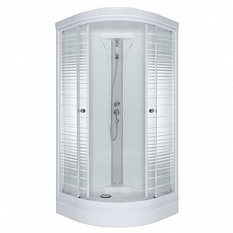 Душевая кабина Triton Полосы А3 90x90 см ДН4 прозрачное стекло