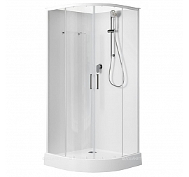 Душевая кабина Aquanet Passion Evo R 90 White 1 267252 90x90 см