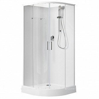 Душевая кабина Aquanet Passion Evo R 90 White 1 267252 90x90 см