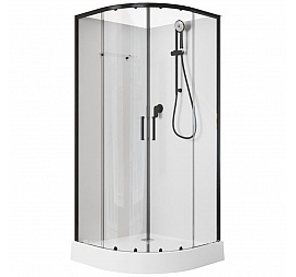 Душевая кабина Aquanet Passion Evo R 90 Black 1 267256 90x90 см