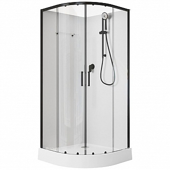 Душевая кабина Aquanet Passion Evo R 90 Black 1 267256 90x90 см