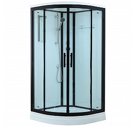 Душевая кабина Timo Standart T-6609 Black 90x90 см прозрачное стекло
