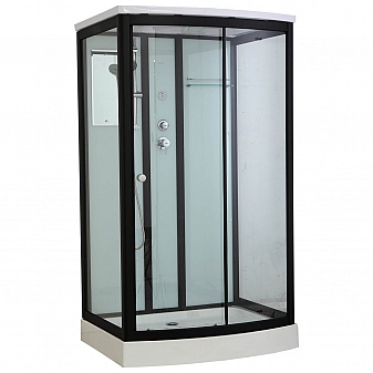 Душевая кабина Timo Standart T-6615 Black 120x90 см