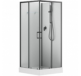Душевая кабина Aquanet Passion Evo S 90 Black 282009 90х90 см