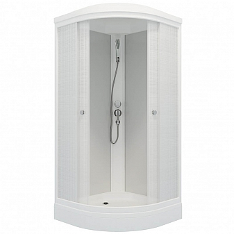 Душевая кабина Triton Лён Щ0000041038 А3 100x100 см ДН4 матовое стекло