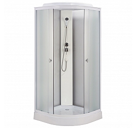 Душевая кабина Loranto CS-981ТМ/W 90х90 см матовое стекло