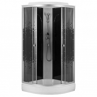 Душевая кабина Loranto CS-1000-13ТМ/М 100х100 см прозрачное стекло