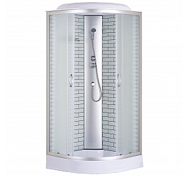 Душевая кабина Loranto CS-6610-13FW 100 100х100 см матовое стекло