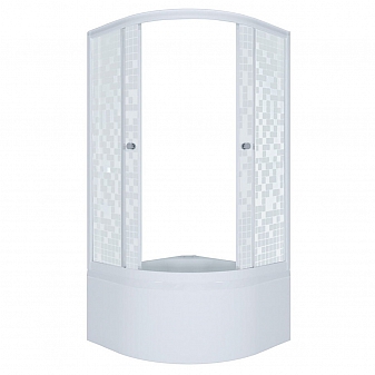 Душевой уголок Triton Мозайка Б1 90x90 см матовое стекло