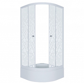 Душевой уголок Triton Мозайка В1 90x90 см матовое стекло