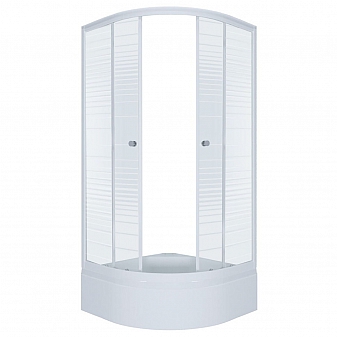 Душевой уголок Triton Полосы В1 90x90 см прозрачное стекло