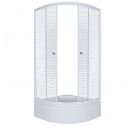 Душевой уголок Triton Стандарт Щ0000025931 В полосы 100х100 см