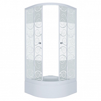 Душевой уголок Triton Стандарт Щ0000025933 В узоры 100х100 см