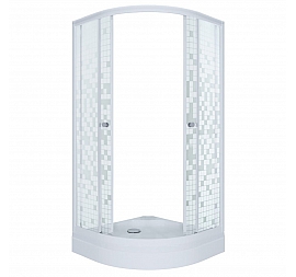 Душевой уголок Triton Мозайка А1 90x90 см матовое стекло