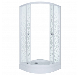 Душевой уголок Triton Стандарт Щ0000025927 А мозайка 100х100 см