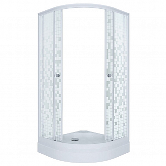 Душевой уголок Triton Стандарт Щ0000025927 А мозайка 100х100 см