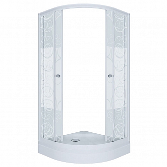 Душевой уголок Triton Стандарт Щ0000025928 А узоры 100х100 см