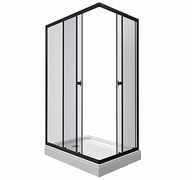 Душевой уголок Triton Вента-Блэк Щ0000057855 100х80 см