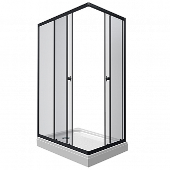 Душевой уголок Triton Вента-Блэк Щ0000057855 100х80 см