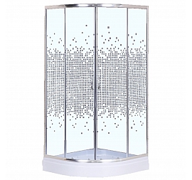 Душевой уголок Loranto CS-8015GB 90 90x90 см тонированное стекло