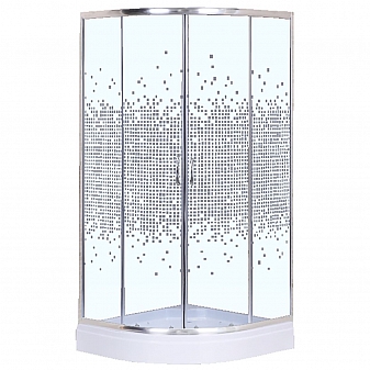 Душевой уголок Loranto CS-8015GB 90 90x90 см тонированное стекло
