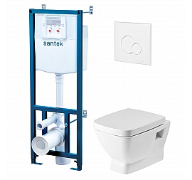 Инсталляция Santek с подвесным унитазом Santek Нео 1.WH30.2.463