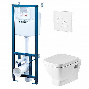Инсталляция Santek с подвесным унитазом Santek Нео 1.WH30.2.463