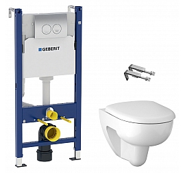 Инсталляция Geberit с подвесным унитазом Geberit Compact 500.124.TC.R