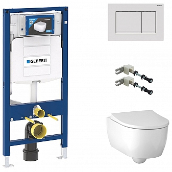 Инсталляция Geberit с подвесным унитазом Geberit Icon 500.300.01.I