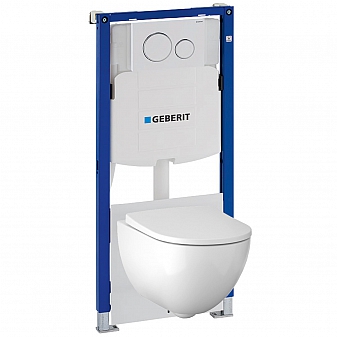 Инсталляция Geberit с подвесным унитазом Geberit Acanto 500.301.KJ.A