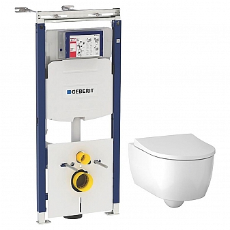 Инсталляция Geberit с подвесным унитазом Geberit Icon 500.362.TC.I