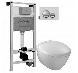 Инсталляция Jacob Delafon с унитазом Jacob Delafon Presquile E21743RU-00