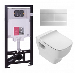 Инсталляция Jacob Delafon с унитазом Jacob Delafon Struktura E21741RU-00