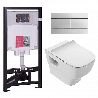 Инсталляция Jacob Delafon с унитазом Jacob Delafon Struktura E21741RU-00