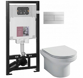 Инсталляция Jacob Delafon с унитазом Jacob Delafon Elite E21742RU-00