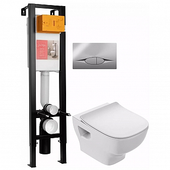 Инсталляция Jacob Delafon с унитазом Jacob Delafon Struktura E21754RU-00