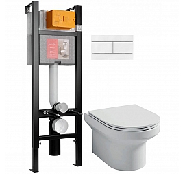 Инсталляция Jacob Delafon с унитазом Jacob Delafon Elite E21755RU-00