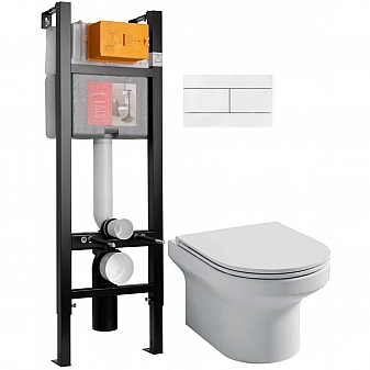 Инсталляция Jacob Delafon с унитазом Jacob Delafon Elite E21755RU-00