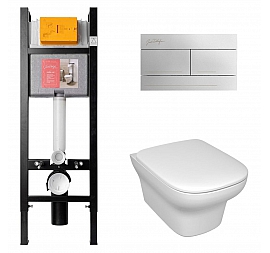 Инсталляция Jacob Delafon с унитазом Jacob Delafon Struktura E21771RU-00