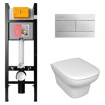 Инсталляция Jacob Delafon с унитазом Jacob Delafon Struktura E21771RU-00