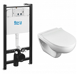 Инсталляция Roca с подвесным унитазом Roca Victoria Pack 893105010