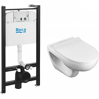 Инсталляция Roca с подвесным унитазом Roca Victoria Pack 893105010