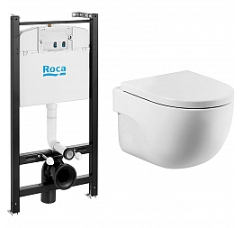 Инсталляция Roca с подвесным унитазом Roca Meridian Pack 893104990