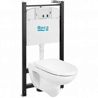 Инсталляция Roca с подвесным унитазом Roca Debba Round Pack 893104980