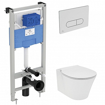 Инсталляция Ideal Standard с подвесным унитазом Ideal Standard Connect Air AquaBlade P212101