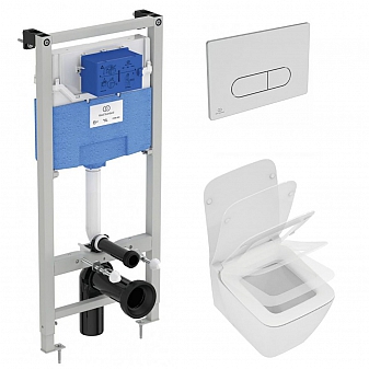 Инсталляция Ideal Standard с подвесным унитазом Ideal Standard Prosys Strada II AquaBlade P387001