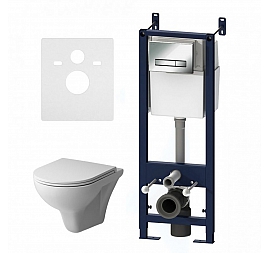 Инсталляция AM.PM с подвесным унитазом AM.PM Gem IS30251.901700