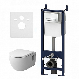 Инсталляция AM.PM с подвесным унитазом AM.PM Like IS30201.801701